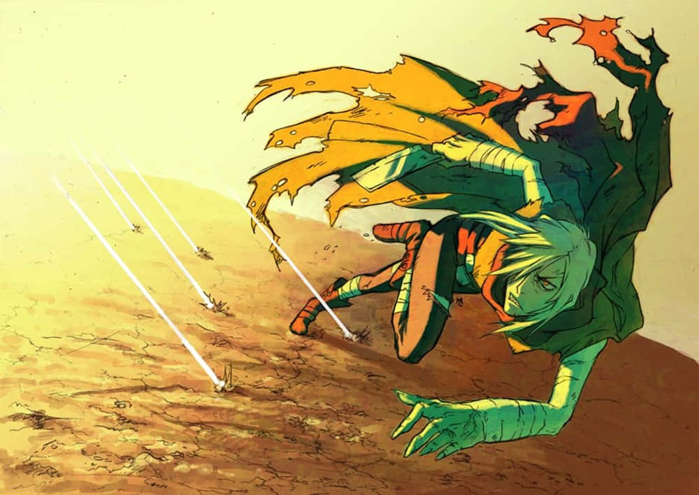 Caption: Viral, The Beastman Warrior from Gurren Lagann Wallpaper