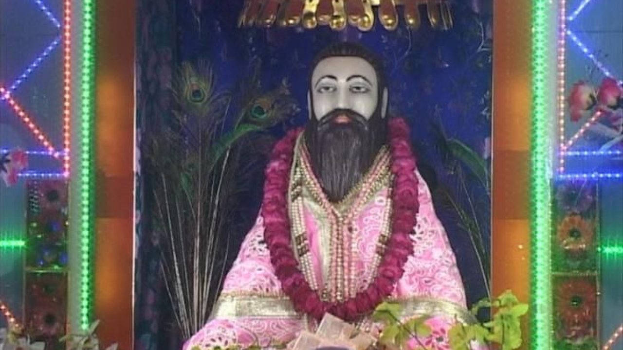 Guru Ravidass alter statue tapet Wallpaper