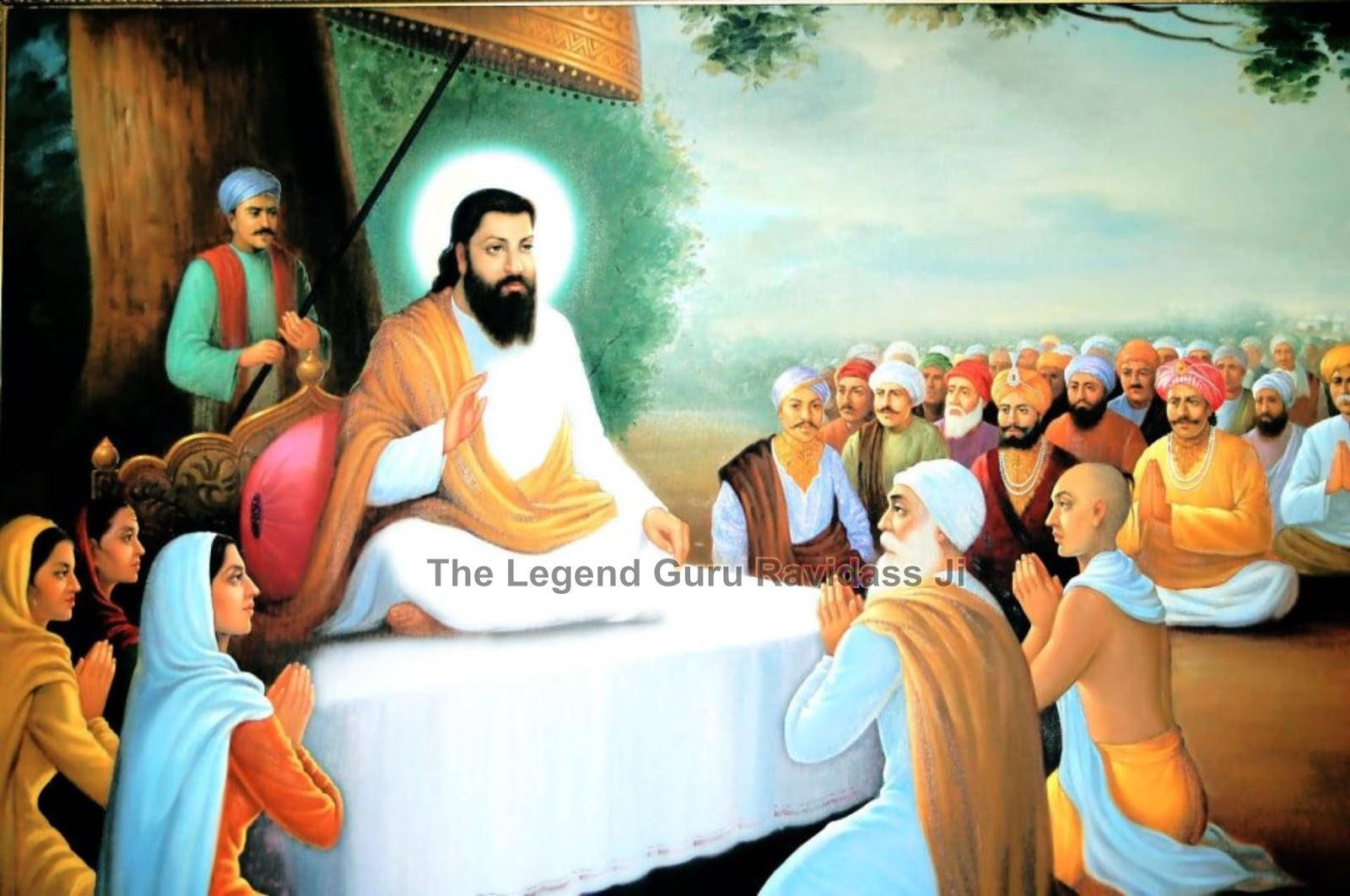 Guru Ravidass Hindu Patron Saint Wallpaper