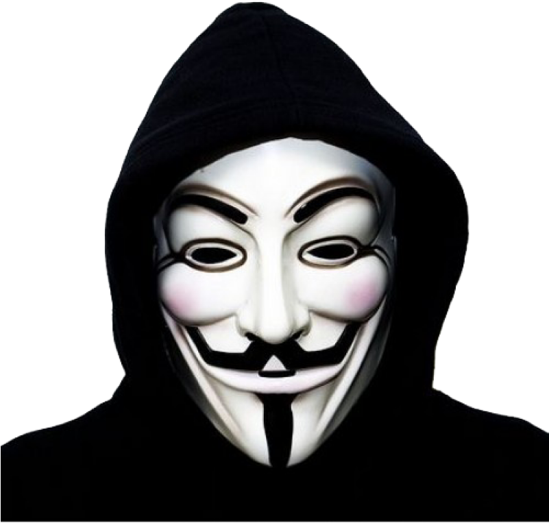 Guy Fawkes Mask Anonymous PNG