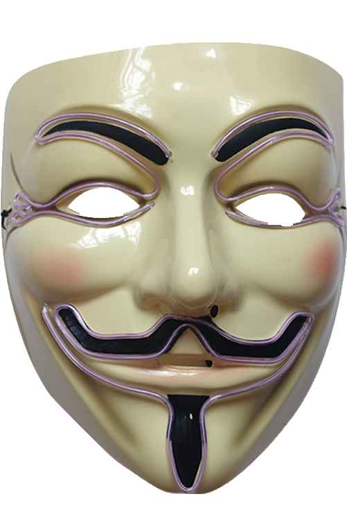 Guy Fawkes Mask Iconic Anonymous Symbol PNG