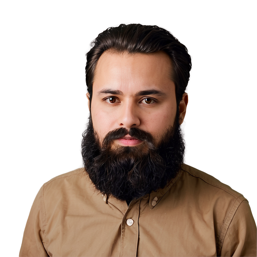 Guy With Beard Png 05242024 PNG