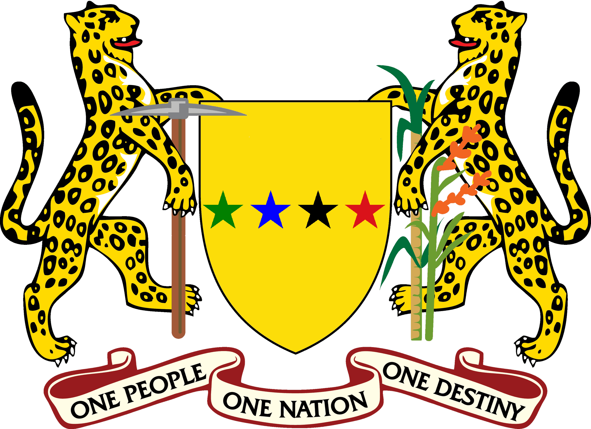 Guyana Coatof Arms PNG