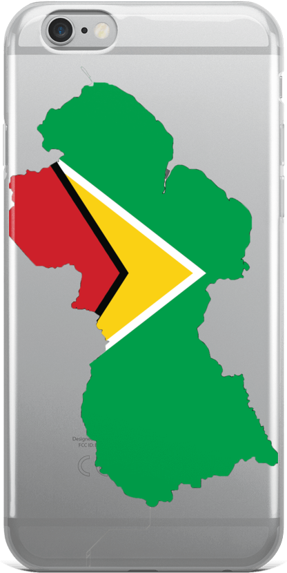 Guyana Flag Mapi Phone Case PNG