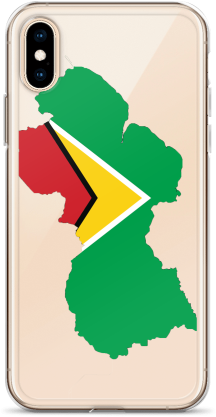 Guyana Map Phone Case Design PNG