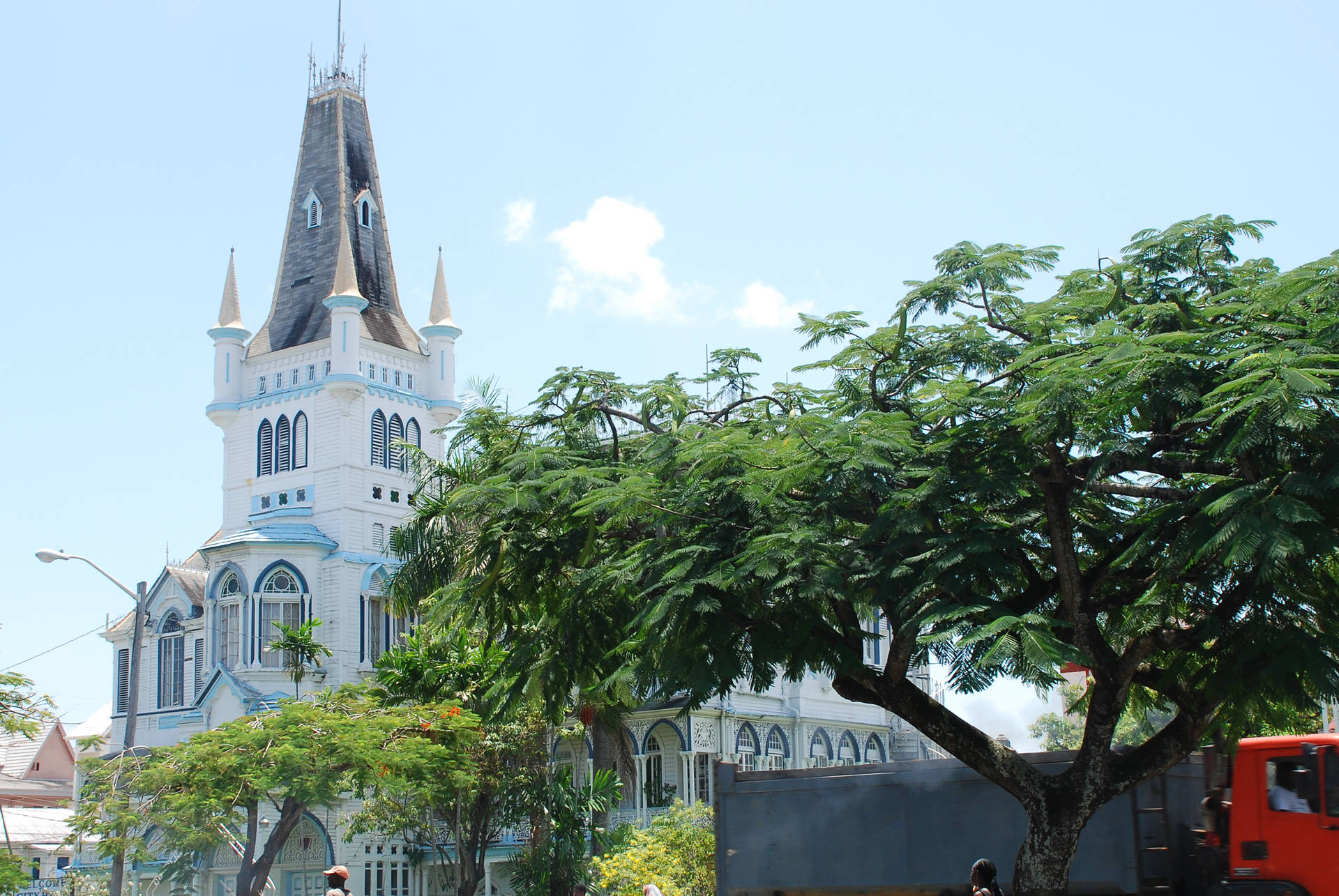 Catedralde San Jorge En Guyana. Fondo de pantalla