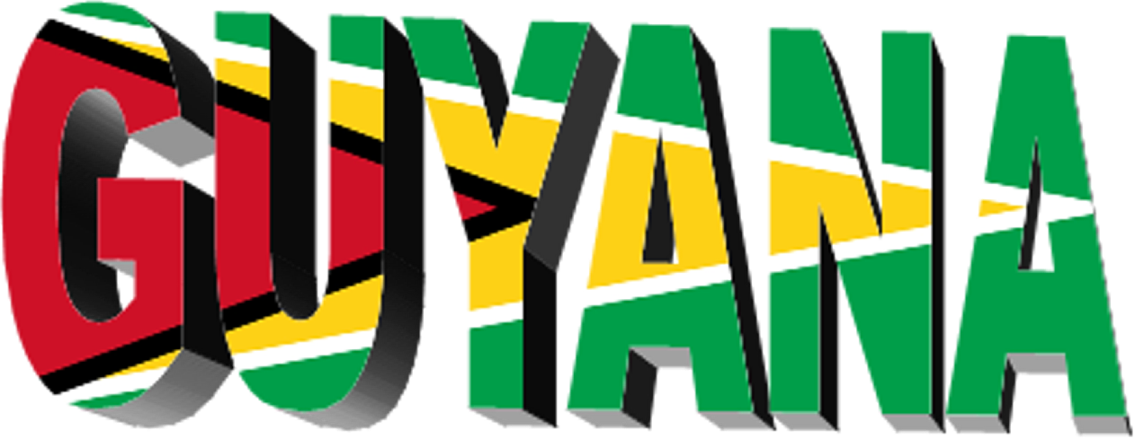 Guyana Text Graphic PNG