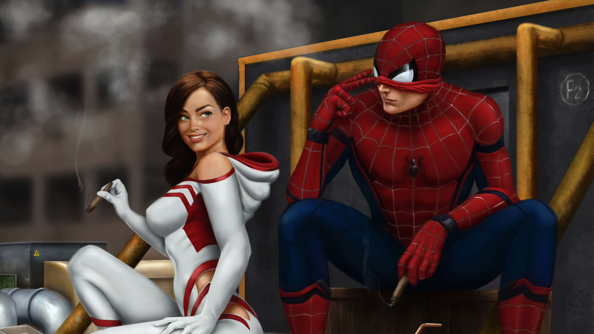 Gwen Stacy in Spider-Man Universe Wallpaper