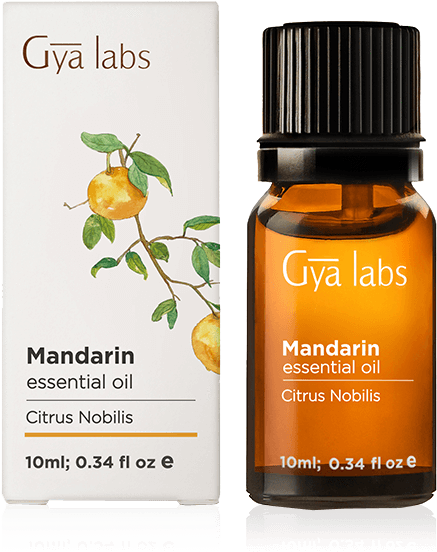 Gya Labs Mandarin Essential Oil Product PNG