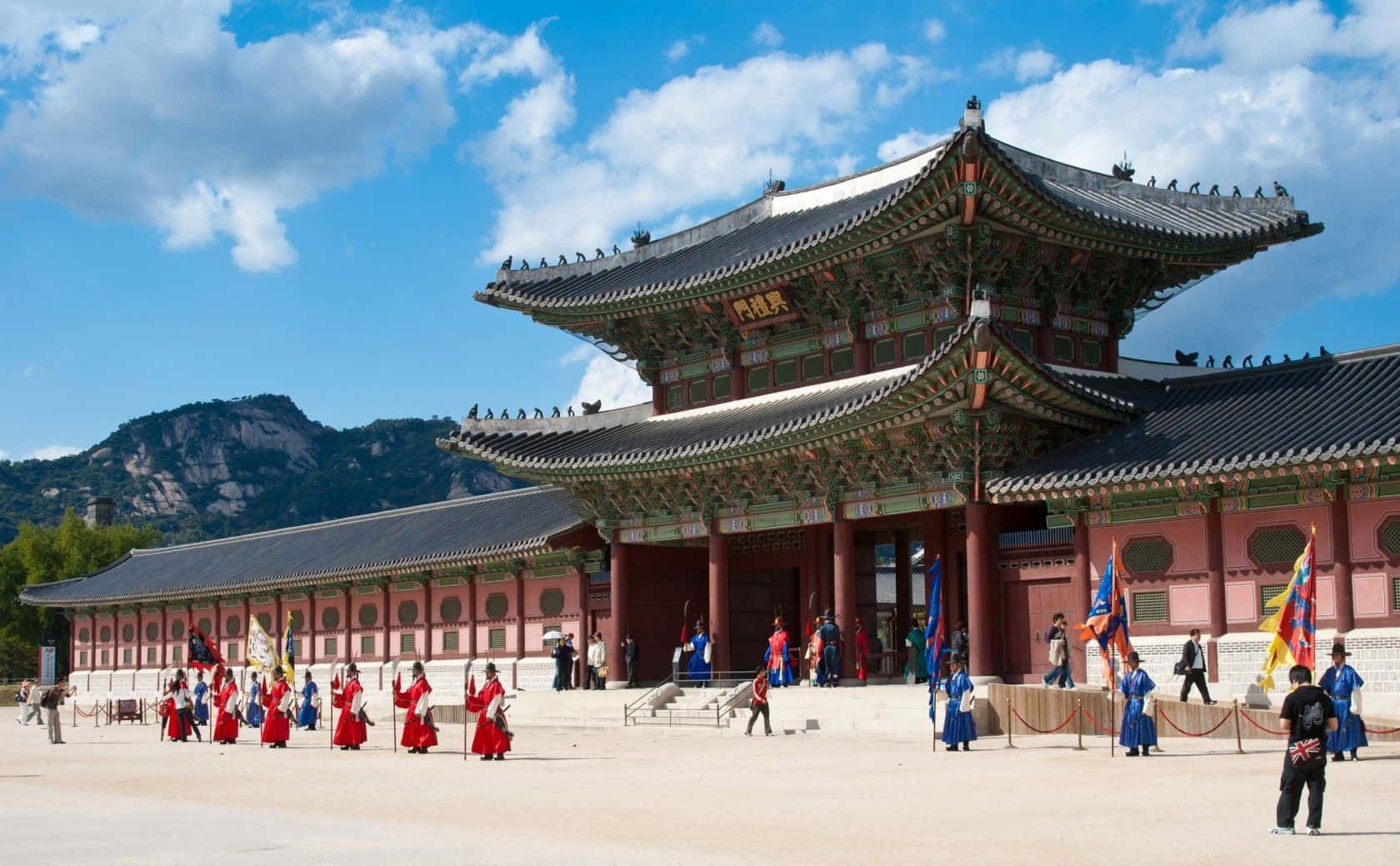 Gyeongbokgung Palace From The Side Picture