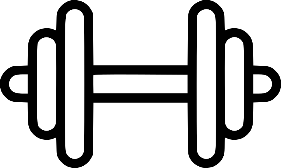 Gym Dumbbell Icon PNG