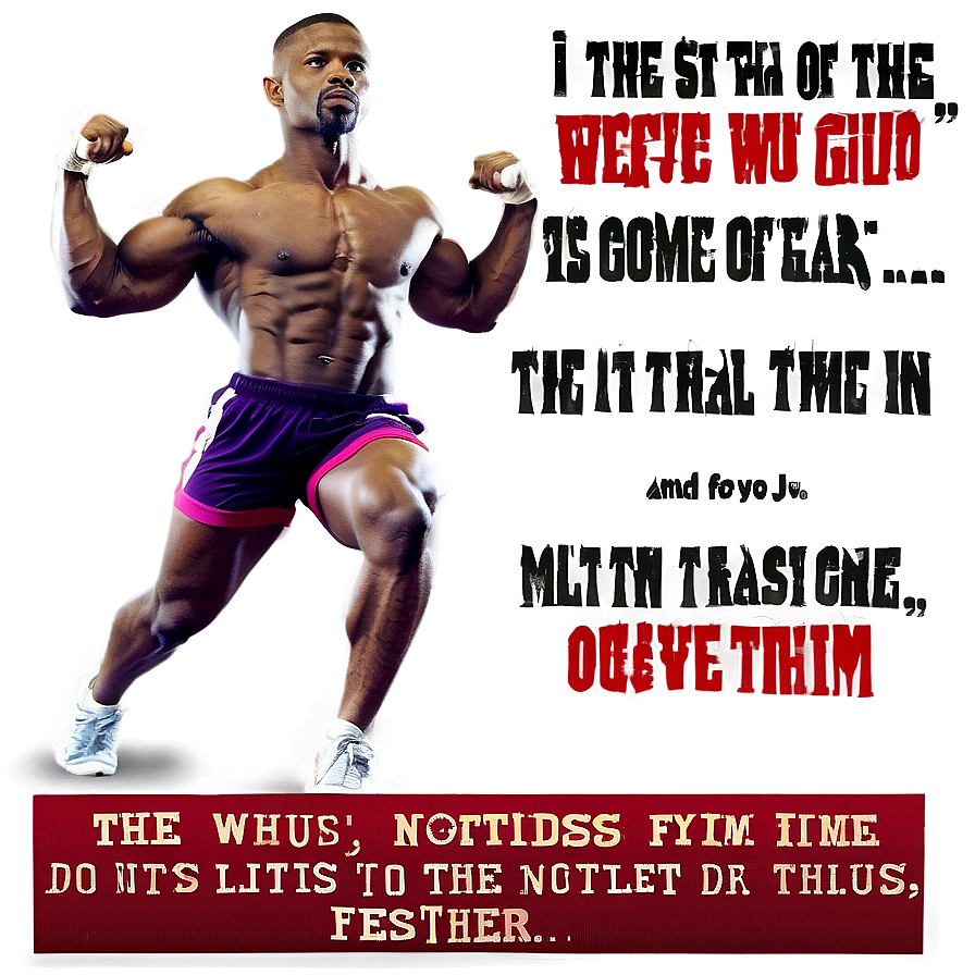 Gym Motivation Quote Png 68 PNG