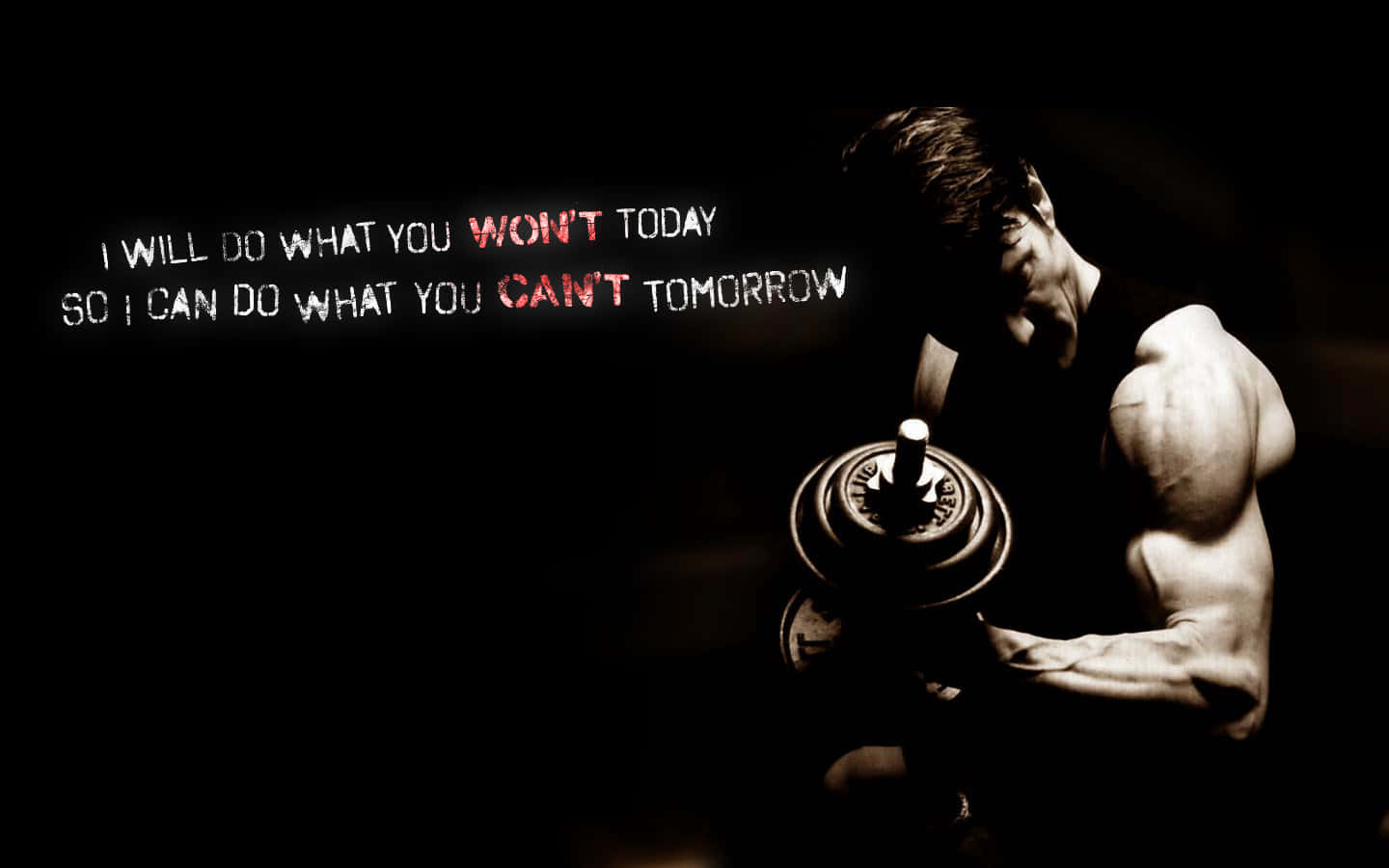 Gym Training Motivational Quote Wallpaper