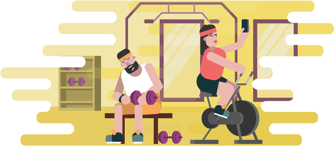 Gym_ Workout_ Cartoon PNG