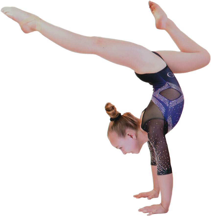 Gymnast Handstand Skill Practice.png PNG