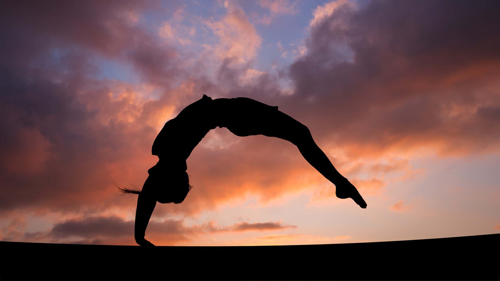 Talented Gymnast in Action