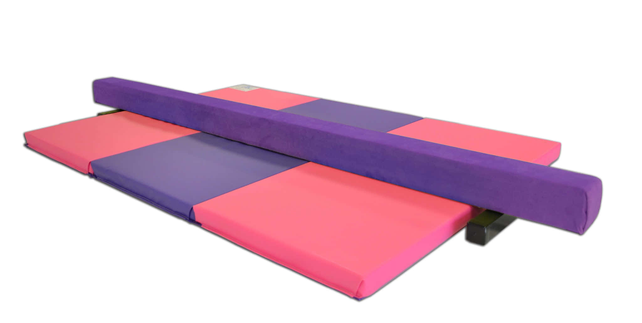 Enjoy A Fun And Safe Gymnastics Training Session On A Soft Mat Wallpaper