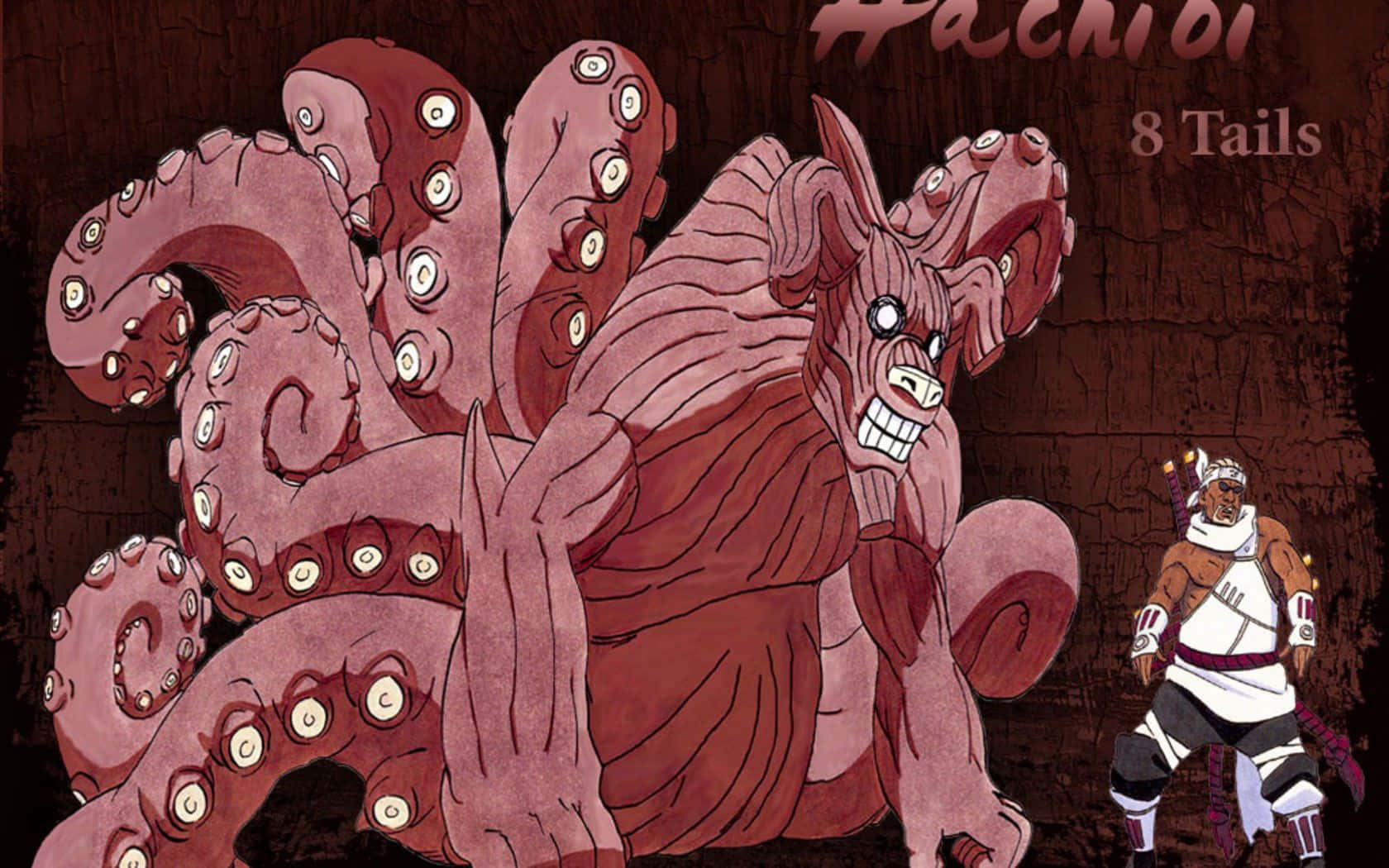 Fierce Gyuki Demon with Eight Legs Wallpaper