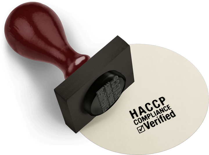 H A C C P Compliance Verified Stamp PNG