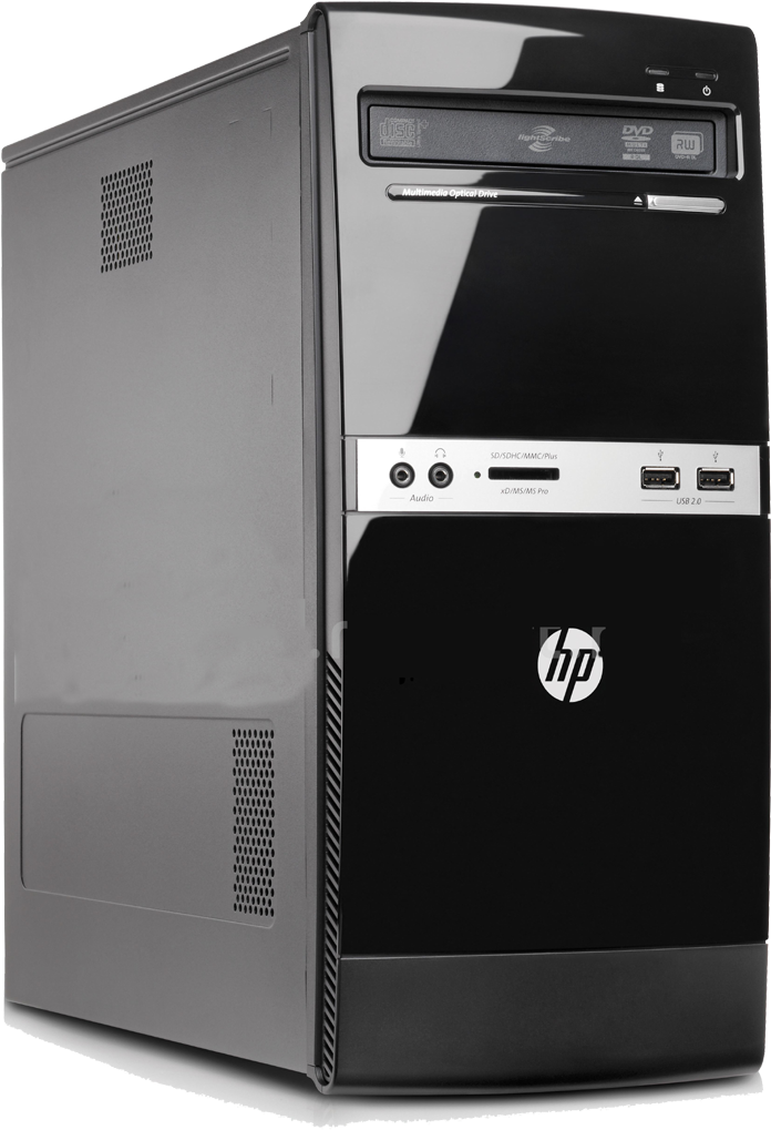 H P Desktop Computer Tower PNG