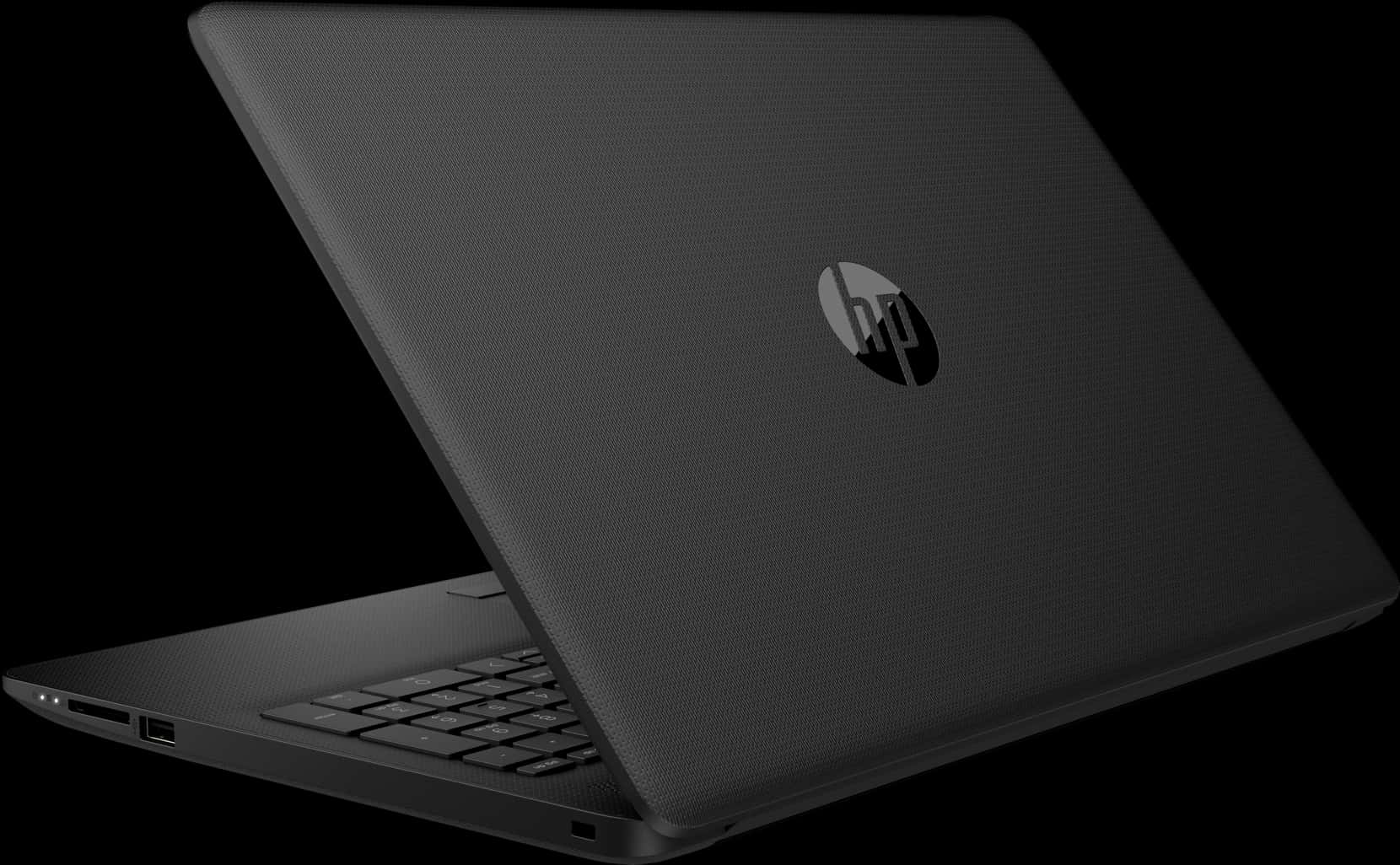 H P Laptop Closed Angle View PNG