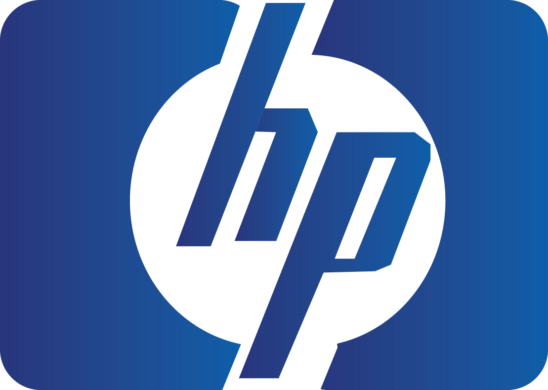 H P Logo Blue Background PNG