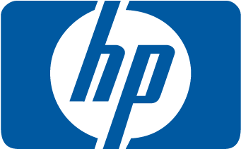 H P Logo Blue Background PNG
