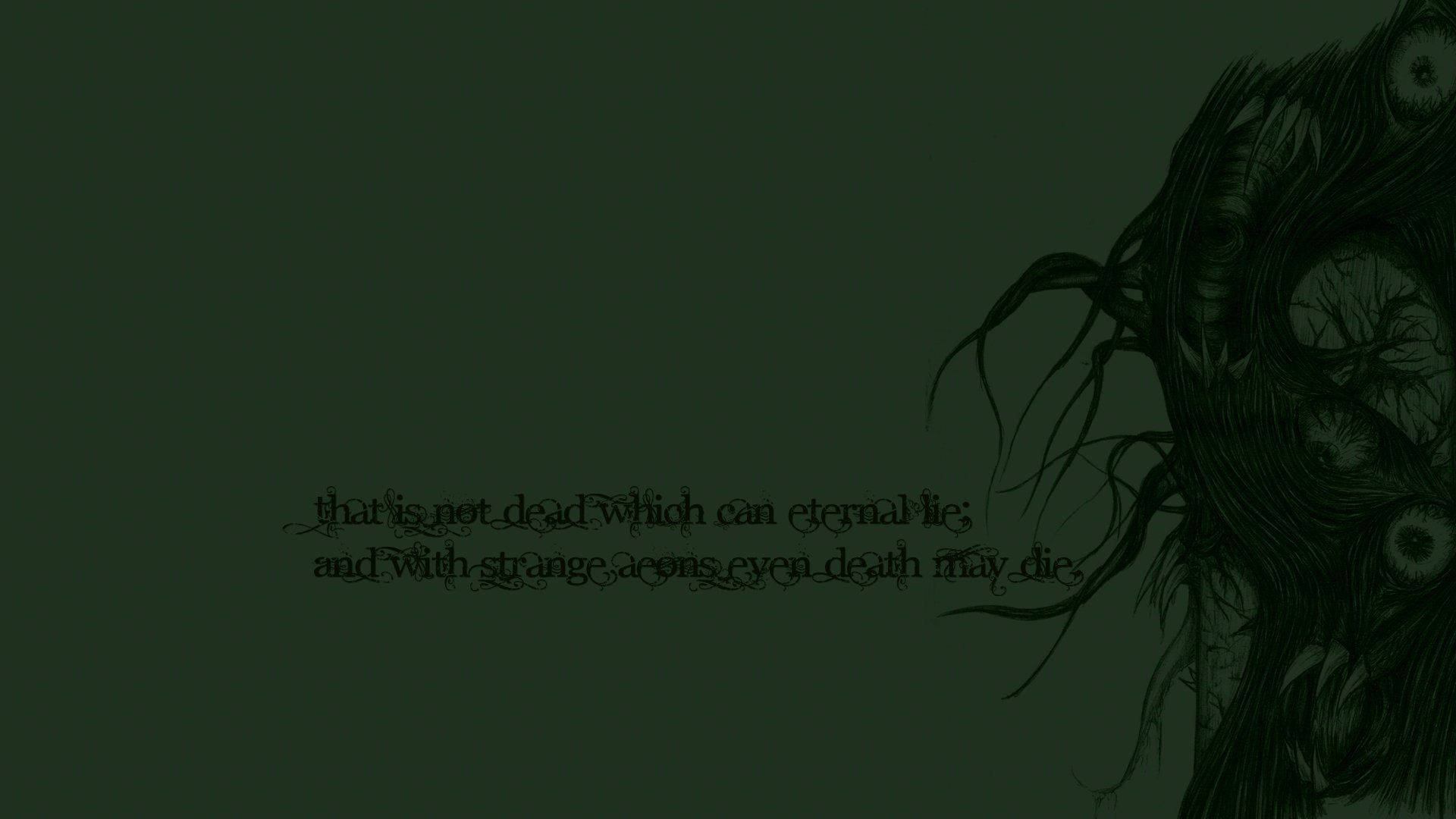 H.p. Lovecraft Quote Background