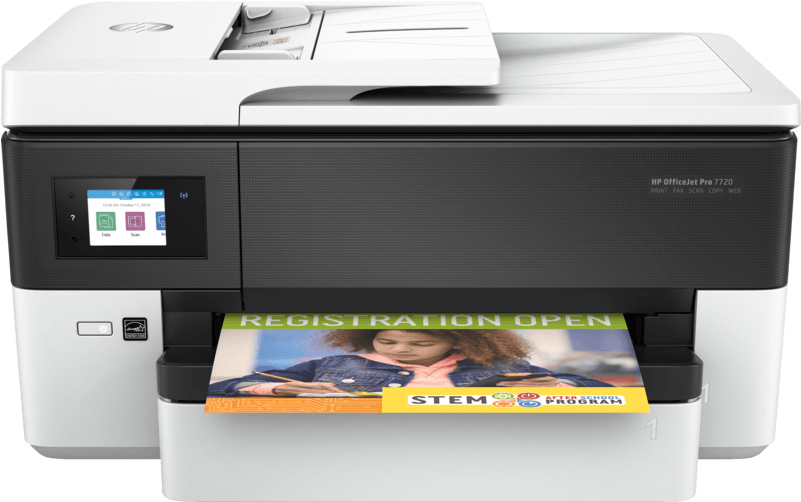 H P Office Jet Pro7720 Wide Format Allin One Printer PNG