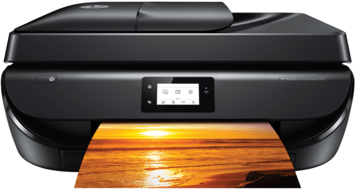 H P Printer Sunset Printout PNG