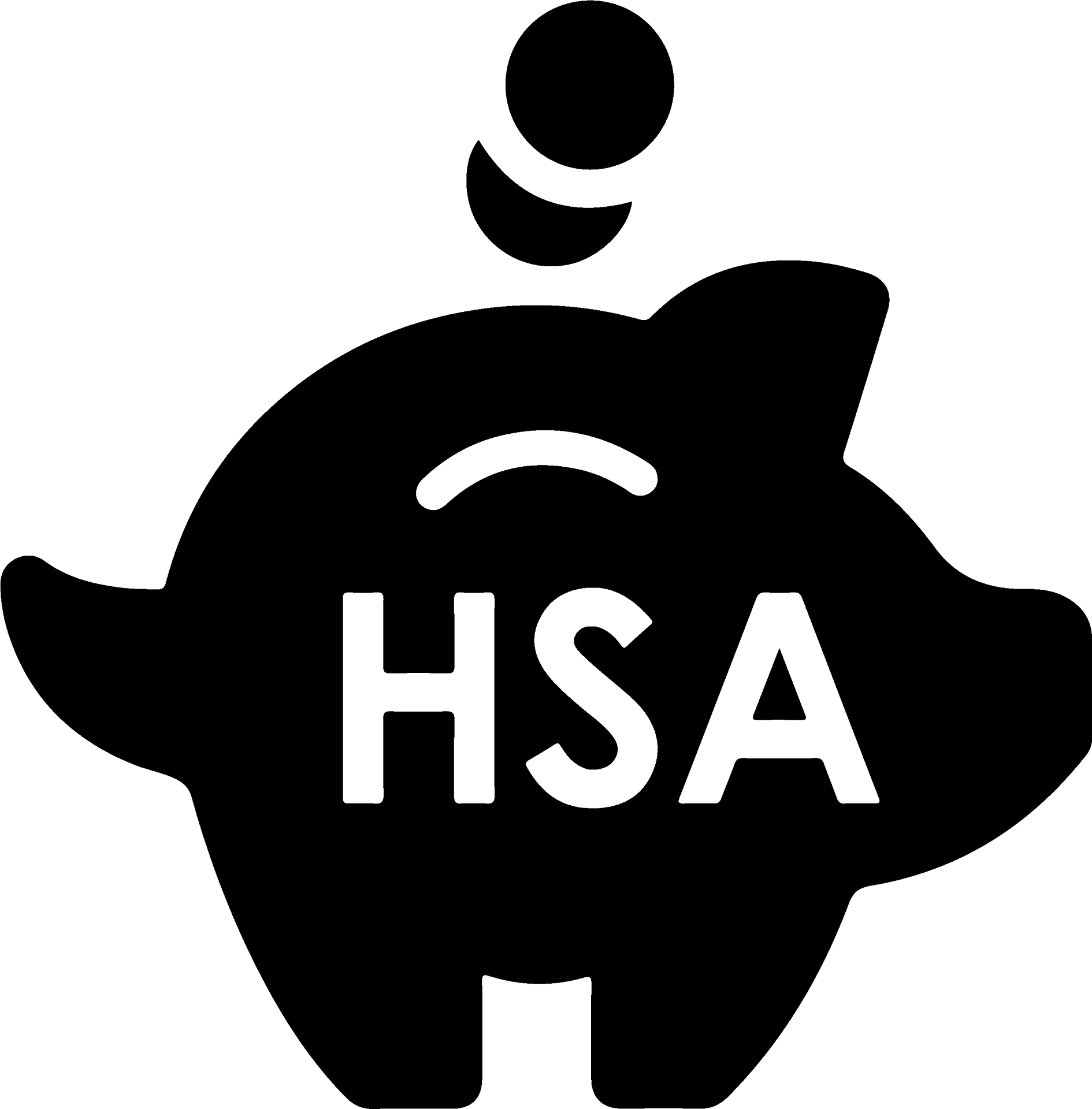 H S A Piggy Bank Icon PNG