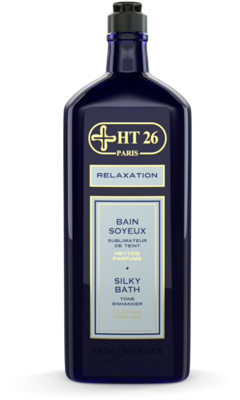 H T26 Paris Relaxation Silky Bath Enhancer Bottle PNG