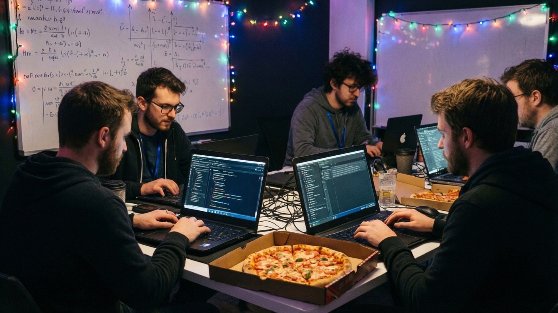 Hackathon Nacht Wallpaper
