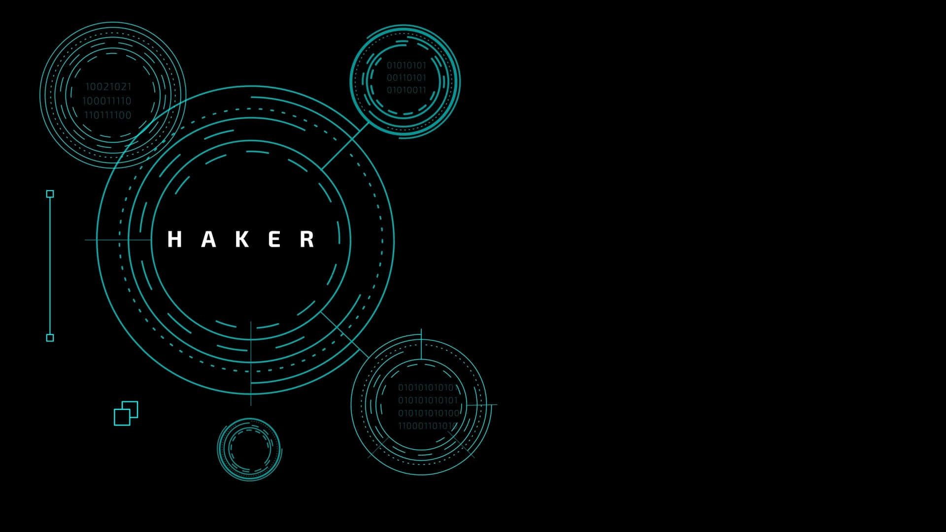 A Black Background With The Word Haker