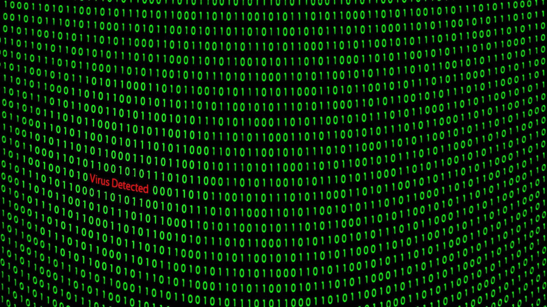 Hacker Detectado Por Vírus Em Full Hd Papel de Parede