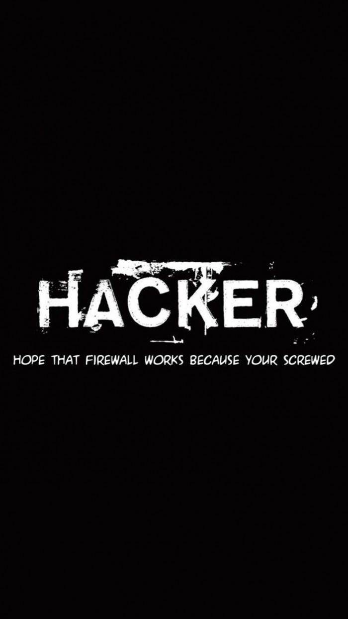 Hacker Funny Telefon Wallpaper