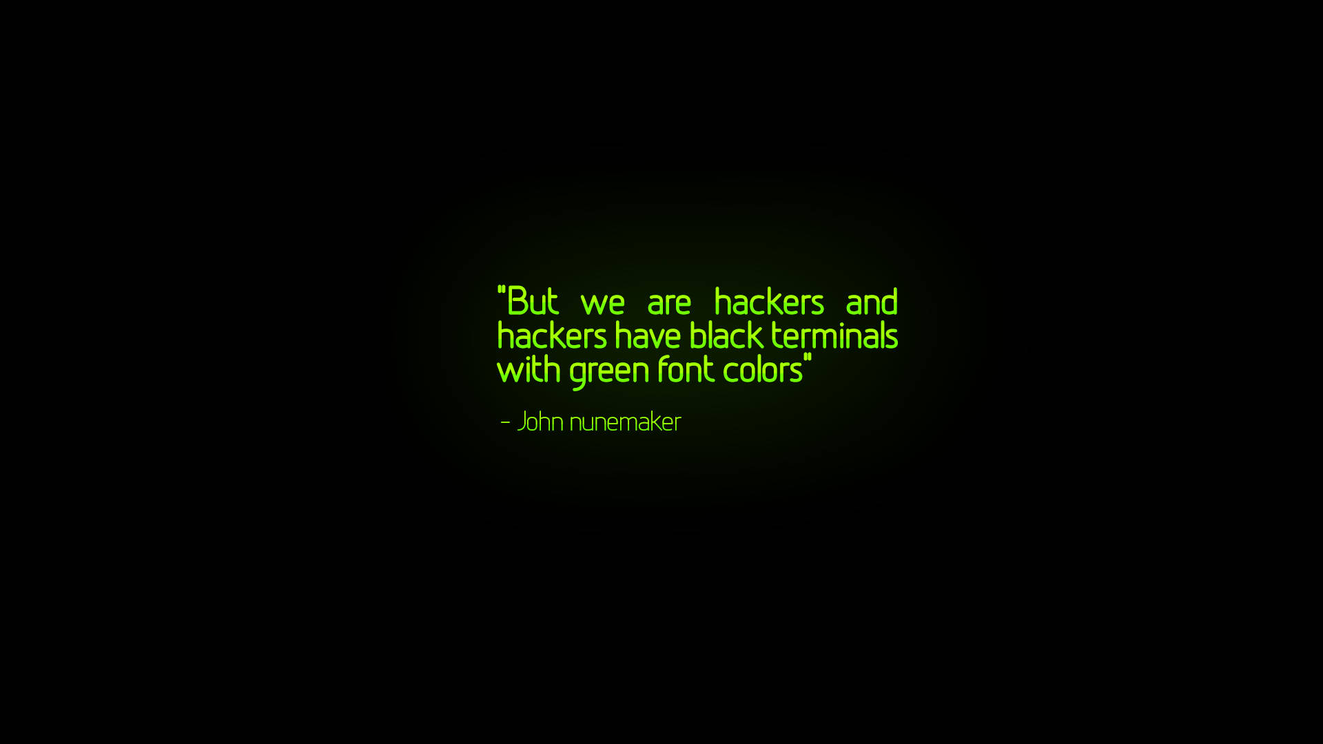 Hacker Green Font Full Hd Wallpaper