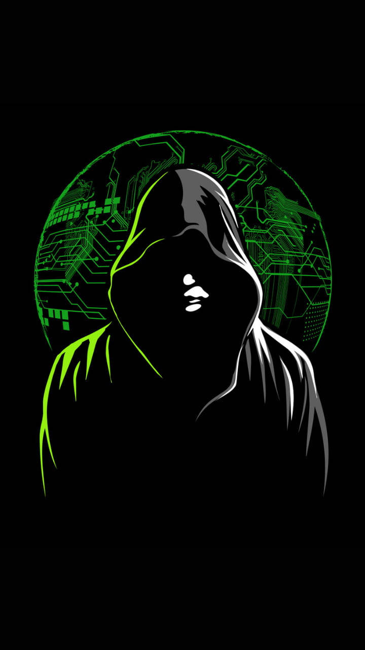 Hacker Green Technology Graphic Hacking Android Wallpaper
