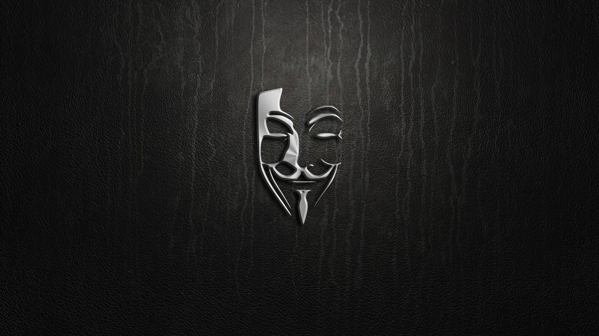 Hacker Mask Logo Fuld Hd Wallpaper