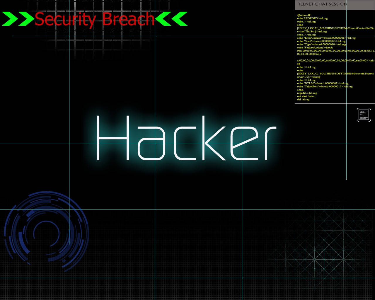 Hacker Security Breach Wallpaper
