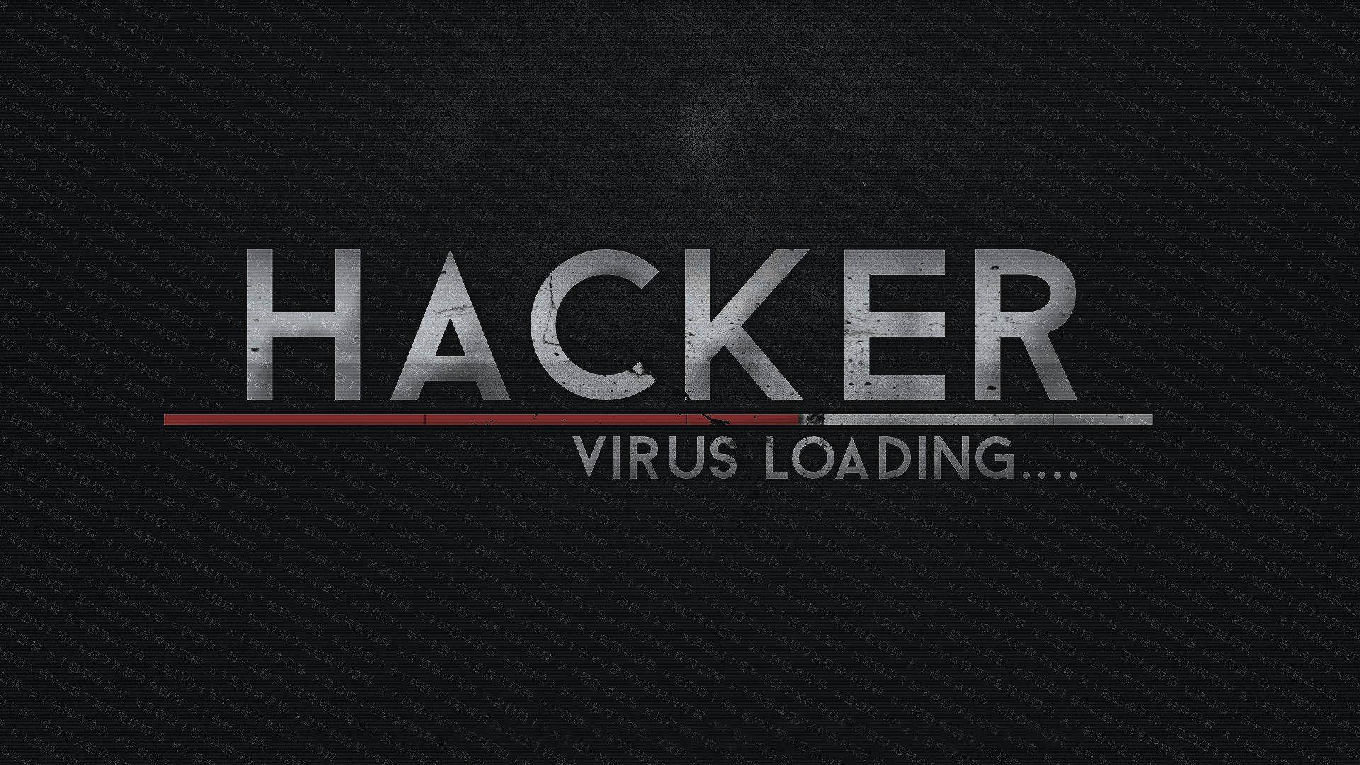 Cargandohacker Virus Full Hd Fondo de pantalla