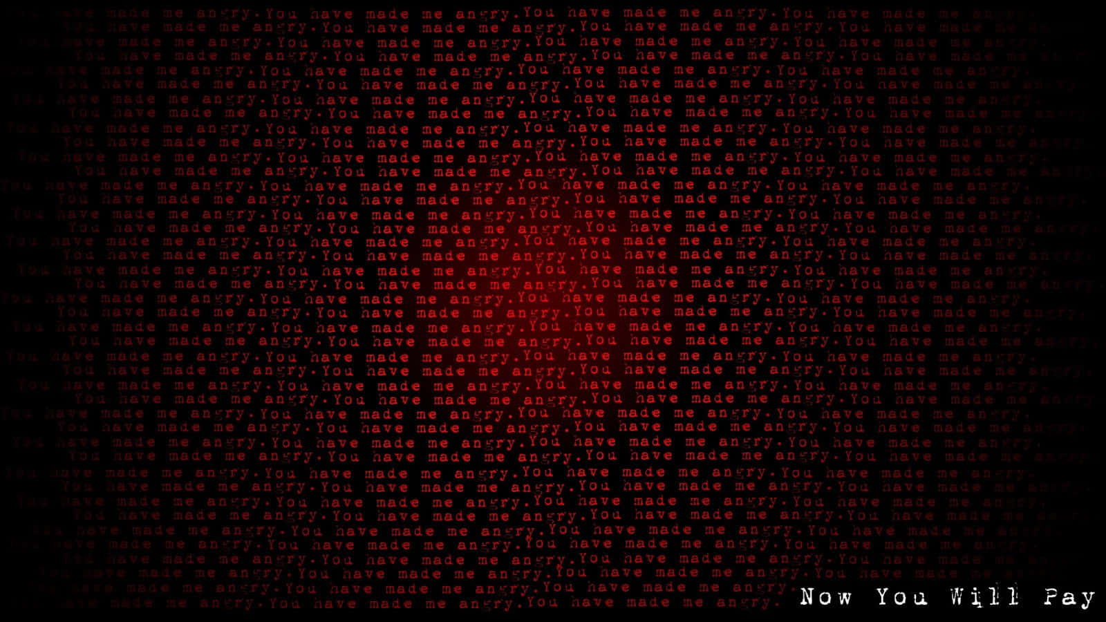 A Red Background With The Words'you Are Dead'