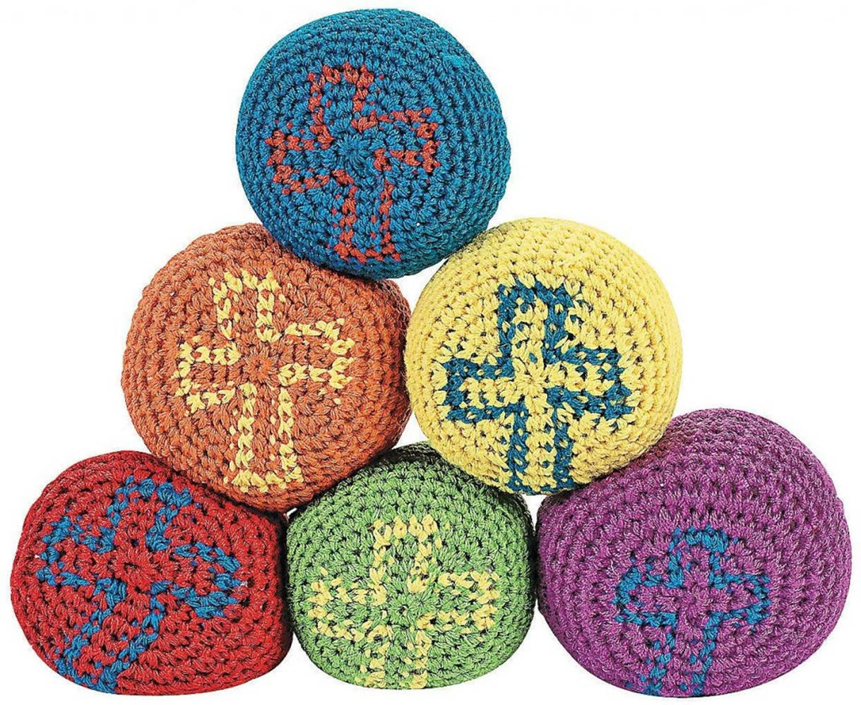 Hackysack Crochet Cross Pastel Can Be Translated To Spanish As 