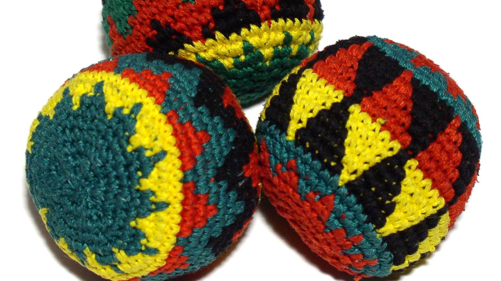 Hacky Sack Crochet Tribal Pattern Wallpaper