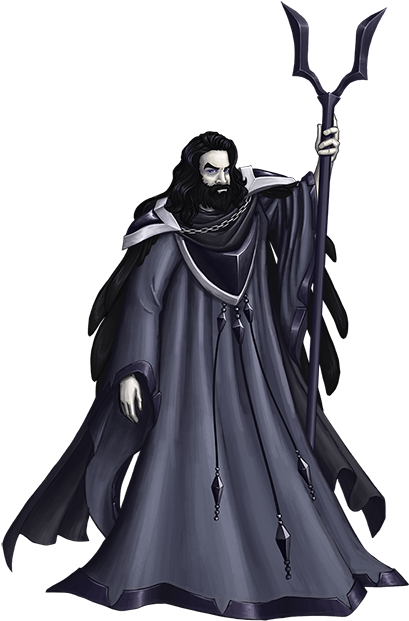 Hades Greek God Illustration PNG