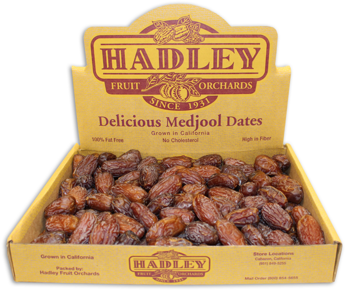 Hadley Orchards Medjool Dates Box PNG