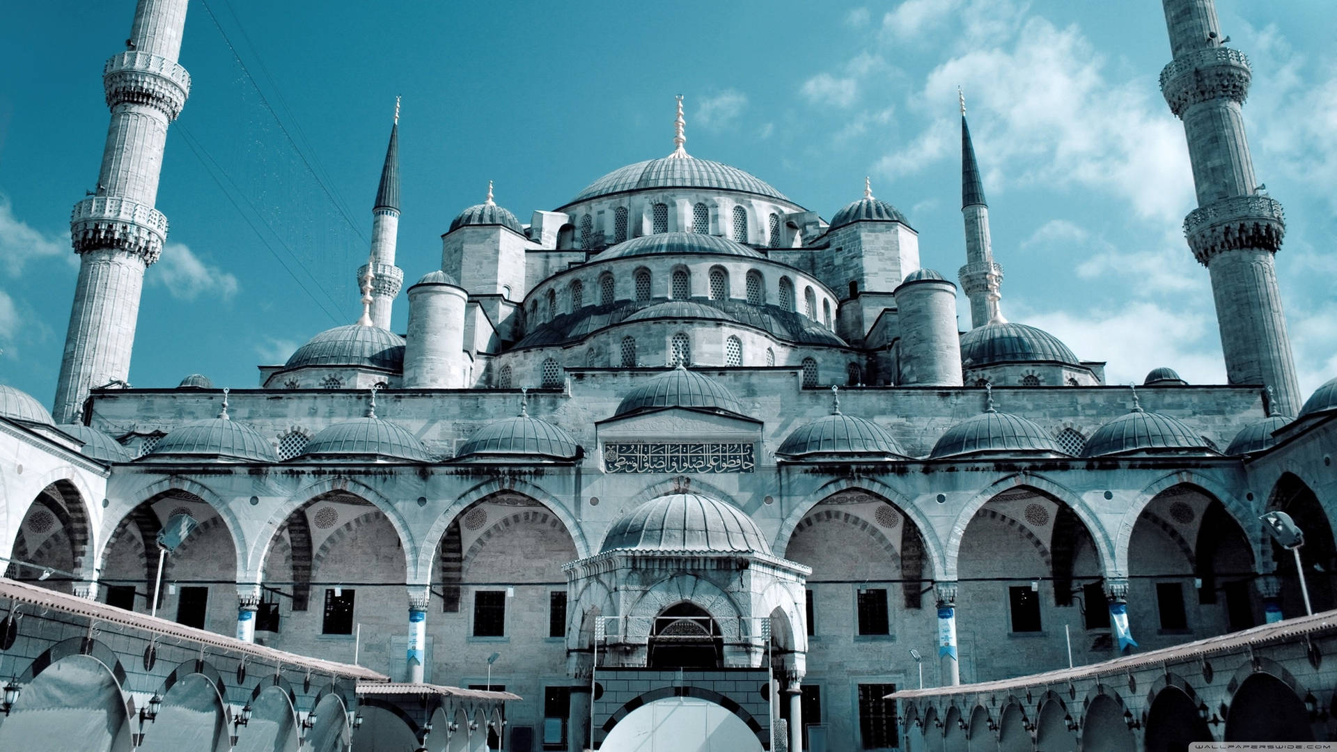 Entradafrontal De Hagia Sophia Fondo de pantalla