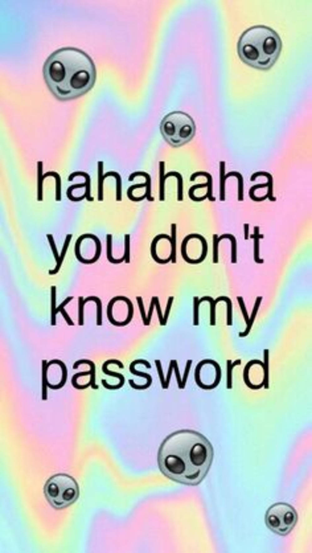 Download Hahaha You Dont Know My Password Wallpaper 