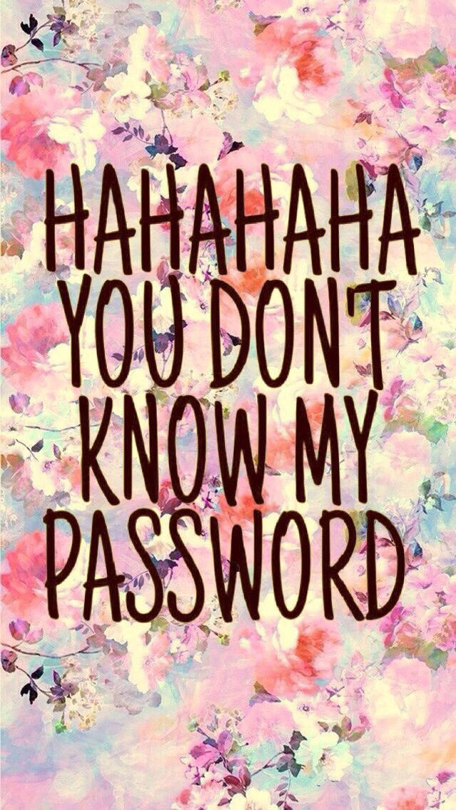 Ahah Ah Non Conosci La Mia Password Sfondo