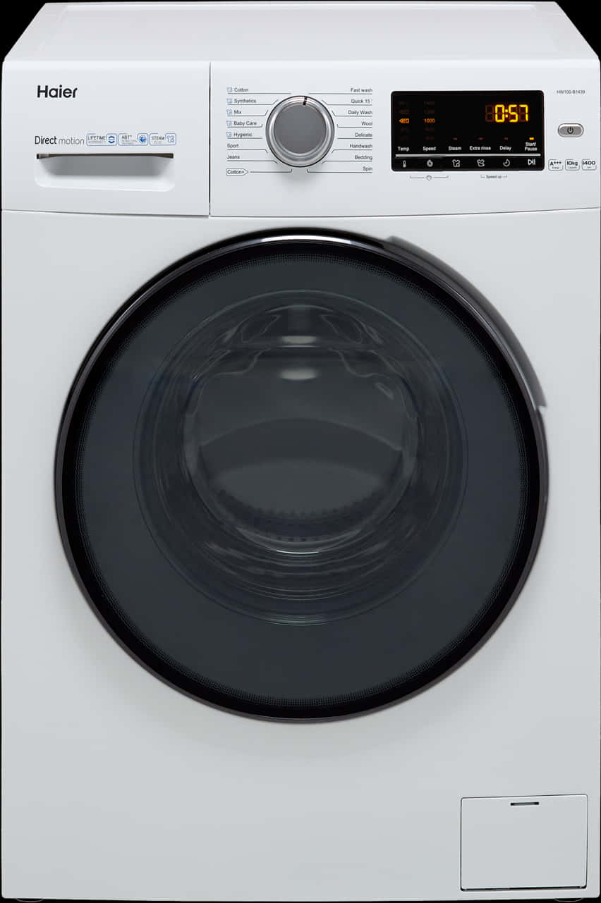 Haier Front Load Washing Machine PNG